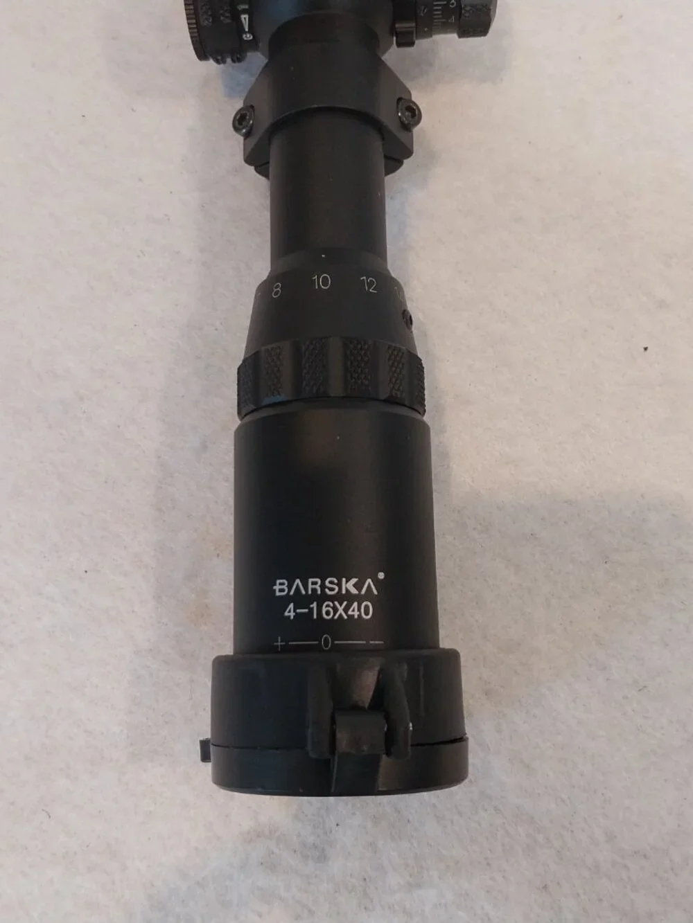 Barska 4-16x40 Long Range Riflescope Black AC12453 Used Pre-owned